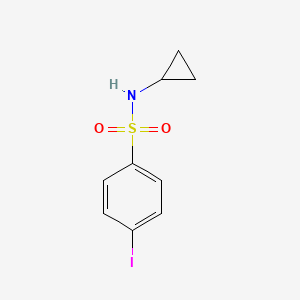 Cyclopropyl((4-iodophenyl)sulfonyl)amine