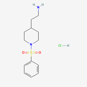 2-(1-(Phenylsulfonyl)piperidin-4-yl)ethanamine hydrochloride