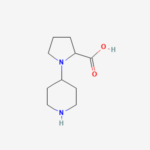 1-(Piperidin-4-yl)pyrrolidine-2-carboxylic acid