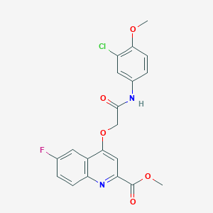 molecular formula C20H16ClFN2O5 B2947488 N-{5-[(4-benzylpiperidin-1-yl)carbonyl]-2-piperazin-1-ylpyridin-3-yl}cyclopropanecarboxamide CAS No. 1357760-66-7