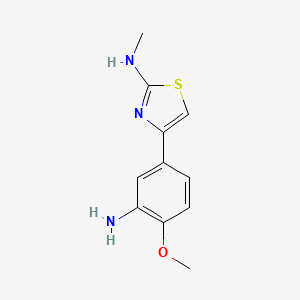 4-(3-amino-4-methoxyphenyl)-N-methylthiazol-2-amine