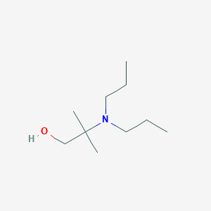 molecular formula C10H23NO B2947555 2-(Dipropylamino)-2-methylpropan-1-ol CAS No. 854665-19-3