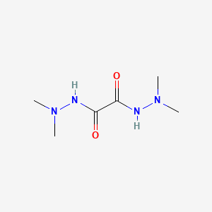 molecular formula C6H14N4O2 B2947568 1-N',1-N',2-N',2-N'-tetramethylethanedihydrazide CAS No. 3030-74-8