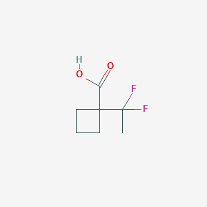 1-(1,1-Difluoroethyl)cyclobutane-1-carboxylic acid