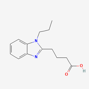 4-(1-propyl-1H-benzimidazol-2-yl)butanoic acid
