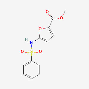 Methyl 5-[(phenylsulfonyl)amino]-2-furoate