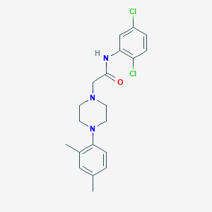 molecular formula C20H23Cl2N3O B2947602 N-(2,5-dichlorophenyl)-2-[4-(2,4-dimethylphenyl)piperazin-1-yl]acetamide CAS No. 667891-37-4