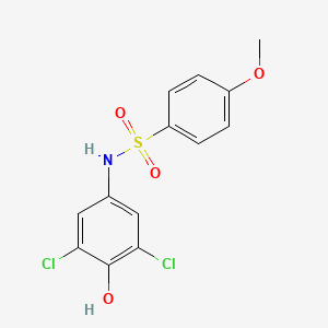 N-(3,5-dichloro-4-hydroxyphenyl)-4-methoxybenzenesulfonamide