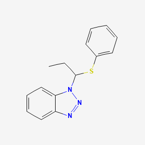 1-(1-Phenylsulfanylpropyl)benzotriazole