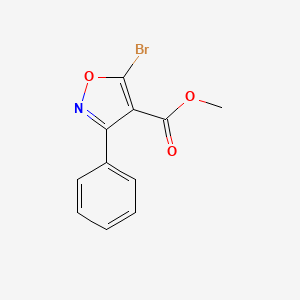 Methyl 5-bromo-3-phenyl-1,2-oxazole-4-carboxylate