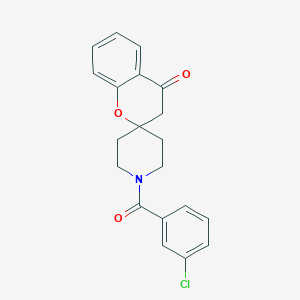 1'-(3-Chlorobenzoyl)spiro[chroman-2,4'-piperidin]-4-one