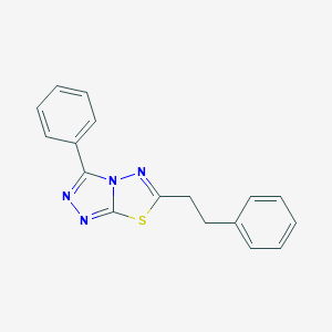 molecular formula C17H14N4S B294767 3-Phenyl-6-(2-phenylethyl)[1,2,4]triazolo[3,4-b][1,3,4]thiadiazole 