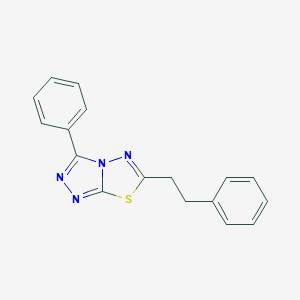 3-Phenyl-6-(2-phenylethyl)[1,2,4]triazolo[3,4-b][1,3,4]thiadiazole