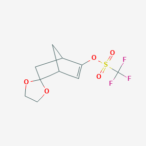 Spiro[bicyclo[2.2.1]hept[5]ene-2,2'-[1,3]dioxolan]-5-yl Trifluoromethanesulfonate