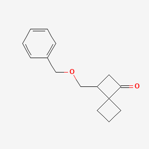 1-(Phenylmethoxymethyl)spiro[3.3]heptan-3-one