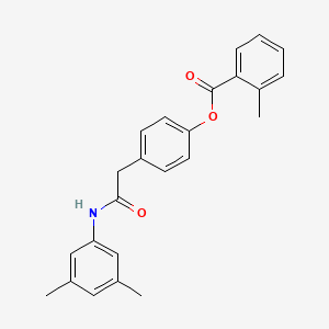 4-[2-(3,5-Dimethylanilino)-2-oxoethyl]phenyl 2-methylbenzenecarboxylate