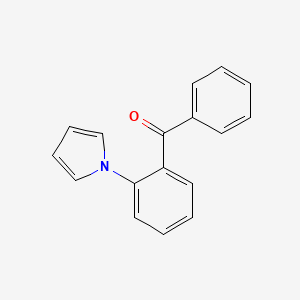 molecular formula C17H13NO B2947746 phenyl[2-(1H-pyrrol-1-yl)phenyl]methanone CAS No. 63477-89-4