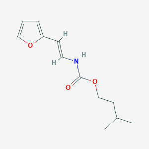 molecular formula C12H17NO3 B2947770 3-methylbutyl N-[(E)-2-(furan-2-yl)ethenyl]carbamate CAS No. 338399-65-8