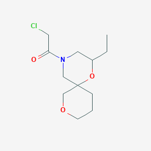 2-Chloro-1-(2-ethyl-1,8-dioxa-4-azaspiro[5.5]undecan-4-yl)ethanone
