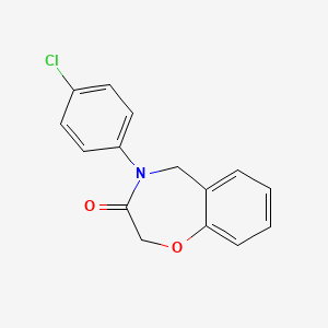 4-(4-chlorophenyl)-4,5-dihydro-1,4-benzoxazepin-3(2H)-one