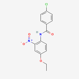 4-chloro-N-(4-ethoxy-2-nitrophenyl)benzamide