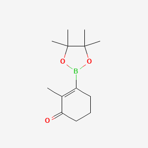 molecular formula C13H21BO3 B2947805 2-甲基-3-(4,4,5,5-四甲基-1,3,2-二氧杂硼环-2-基)-2-环己烯-1-酮 CAS No. 497959-44-1