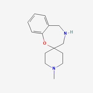 molecular formula C14H20N2O B2947813 1'-methyl-4,5-dihydro-3H-spiro[1,4-benzoxazepine-2,4'-piperidine] CAS No. 1381722-41-3