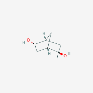 molecular formula C8H14O2 B2947912 rac-(1R,2S,4R,5R)-2-methylbicyclo[2.2.1]heptane-2,5-diol CAS No. 2361609-21-2