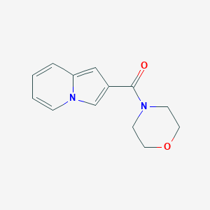 molecular formula C13H14N2O2 B2947916 Indolizin-2-yl(morpholin-4-yl)methanone CAS No. 1189657-60-0