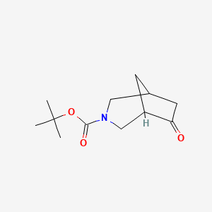 6-Oxo-3-aza-bicyclo[3.2.1]octane-3-carboxylic acid tert-butyl ester