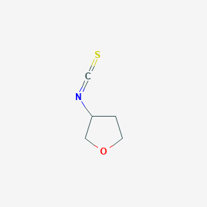 molecular formula C5H7NOS B2947924 3-Isothiocyanatooxolane CAS No. 1516716-22-5