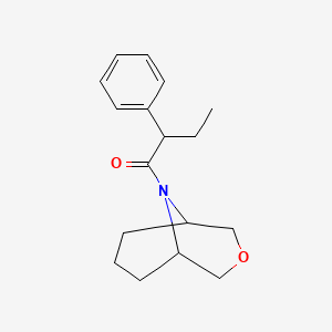 1-(3-Oxa-9-azabicyclo[3.3.1]nonan-9-yl)-2-phenylbutan-1-one