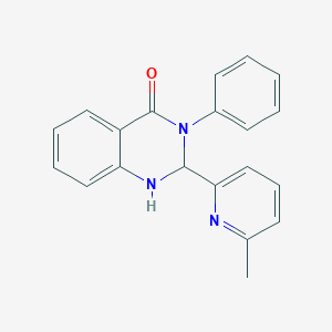 2-(6-methylpyridin-2-yl)-3-phenyl-2,3-dihydroquinazolin-4(1H)-one