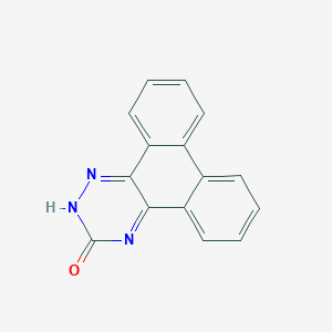 molecular formula C15H9N3O B2947945 1,2,4-Triazatriphenylen-3-ol CAS No. 32723-14-1