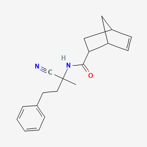 N-(1-cyano-1-methyl-3-phenylpropyl)bicyclo[2.2.1]hept-5-ene-2-carboxamide