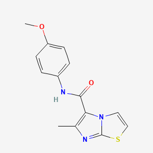 N-(4-methoxyphenyl)-6-methylimidazo[2,1-b][1,3]thiazole-5-carboxamide