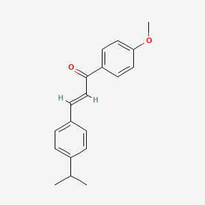 molecular formula C19H20O2 B2947986 3-(4-Isopropylphenyl)-1-(4-methoxyphenyl)prop-2-en-1-one CAS No. 1071613-46-1