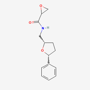 N-[[(2S,5R)-5-Phenyloxolan-2-yl]methyl]oxirane-2-carboxamide