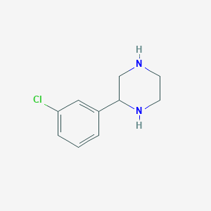 molecular formula C10H13ClN2 B2948024 2-(3-Chlorophenyl)piperazine CAS No. 52385-79-2