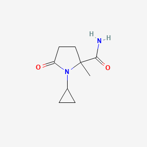 1-Cyclopropyl-2-methyl-5-oxoprolinamide