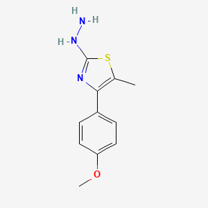 2-Hydrazinyl-4-(4-methoxyphenyl)-5-methylthiazole