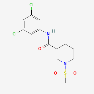 N-(3,5-dichlorophenyl)-1-(methylsulfonyl)piperidine-3-carboxamide