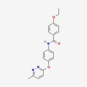 4-ethoxy-N-(4-((6-methylpyridazin-3-yl)oxy)phenyl)benzamide