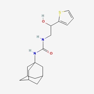 1-((1R,3s)-adamantan-1-yl)-3-(2-hydroxy-2-(thiophen-2-yl)ethyl)urea