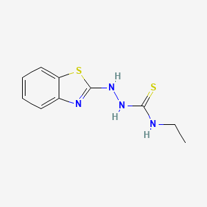 2-(1,3-benzothiazol-2-yl)-N-ethylhydrazinecarbothioamide