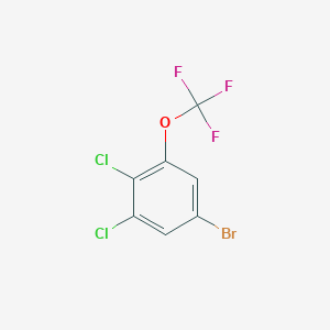 molecular formula C7H2BrCl2F3O B2948086 5-Bromo-1,2-dichloro-3-(trifluoromethoxy)benzene CAS No. 2168733-41-1