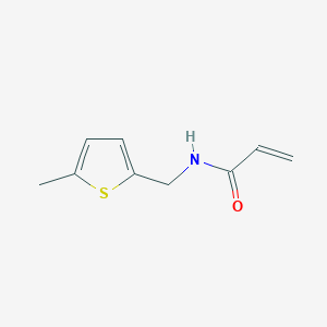 molecular formula C9H11NOS B2948120 N-[(5-methylthiophen-2-yl)methyl]prop-2-enamide CAS No. 1247857-58-4