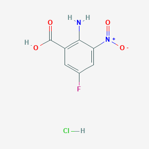 2-Amino-5-fluoro-3-nitrobenzoic acid hydrochloride