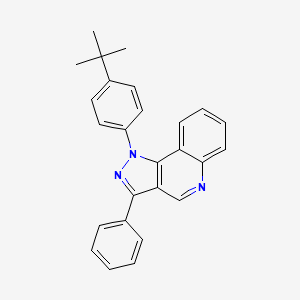 molecular formula C26H23N3 B2948187 1-(4-tert-butylphenyl)-3-phenyl-1H-pyrazolo[4,3-c]quinoline CAS No. 901017-98-9