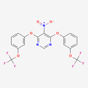 5-Nitro-4,6-bis[3-(trifluoromethoxy)phenoxy]pyrimidine